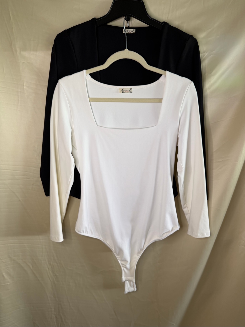 Free People Square Neck Bodysuit Pair
